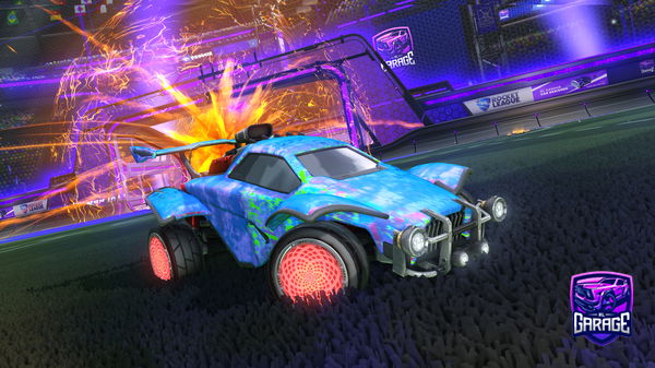 A Rocket League car design from Taeke010