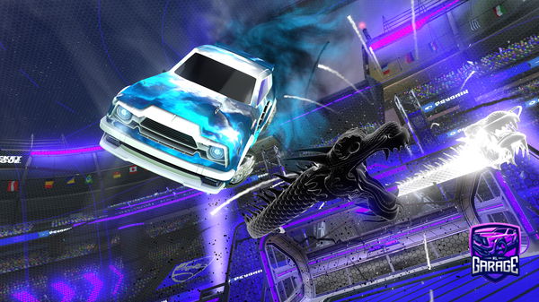 A Rocket League car design from Ahjin001