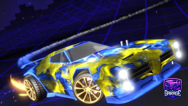 A Rocket League car design from sscdtho
