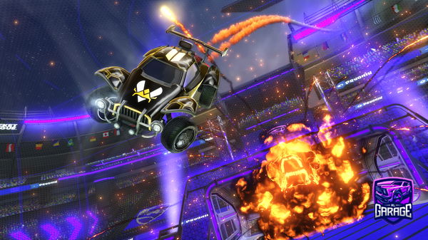 A Rocket League car design from nvw7el