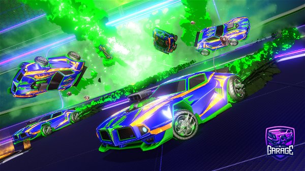 A Rocket League car design from MikeMarshall