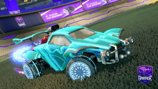 A Rocket League car design from dinogod444