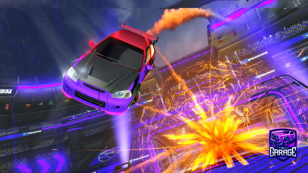 A Rocket League car design from Jvnket