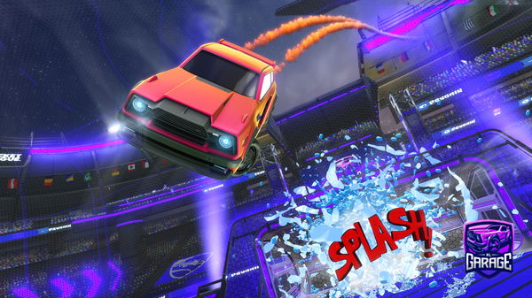 A Rocket League car design from FwipdYT