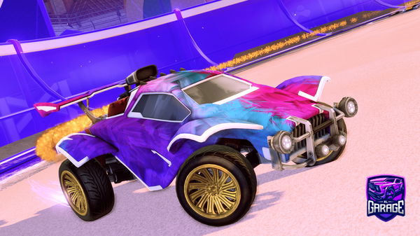 A Rocket League car design from AV7461