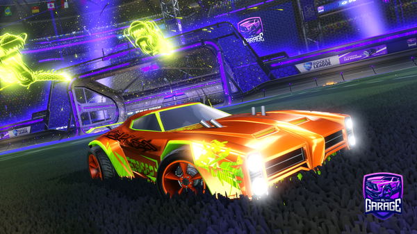A Rocket League car design from xXB0MBARDXx
