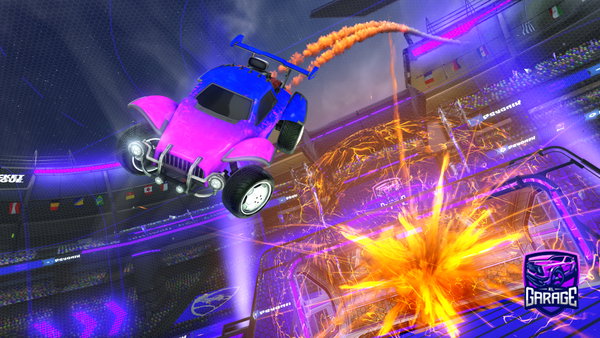 A Rocket League car design from Foreverginge392