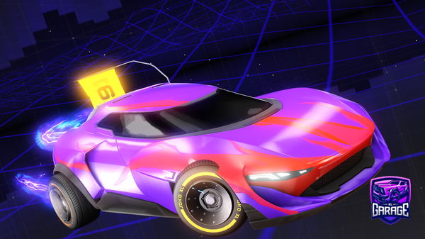 A Rocket League car design from VincillaPepsi