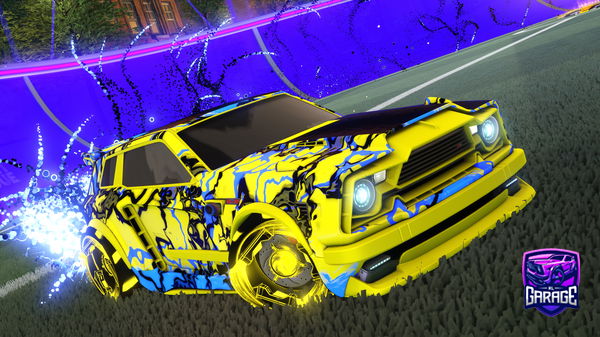 A Rocket League car design from finbr