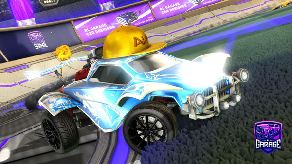 A Rocket League car design from IIII-hyper-IIII