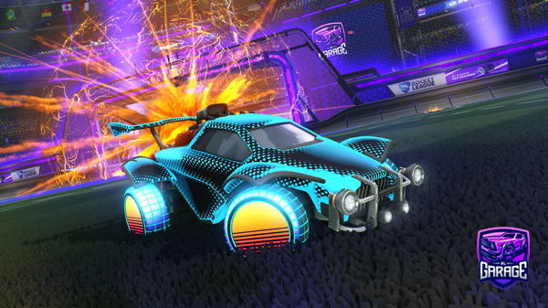 A Rocket League car design from LMKatb