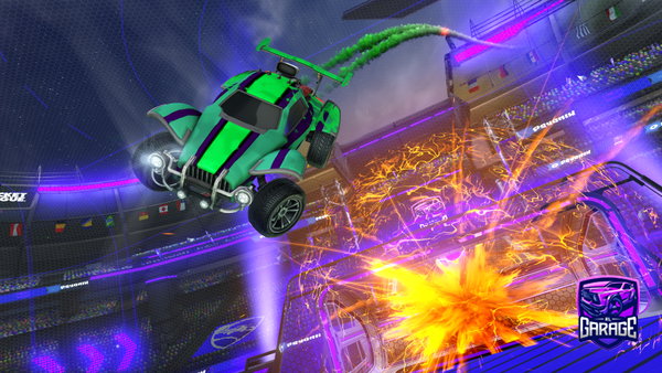 A Rocket League car design from Justsacca
