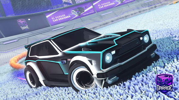 A Rocket League car design from Telleks