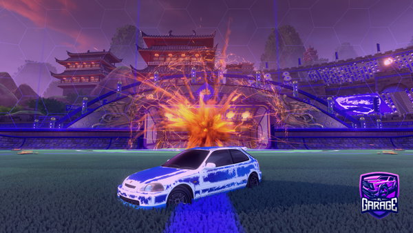 A Rocket League car design from ItsGegeBoi