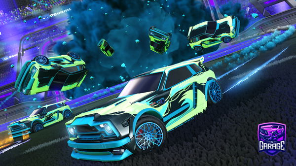 A Rocket League car design from Wyllige