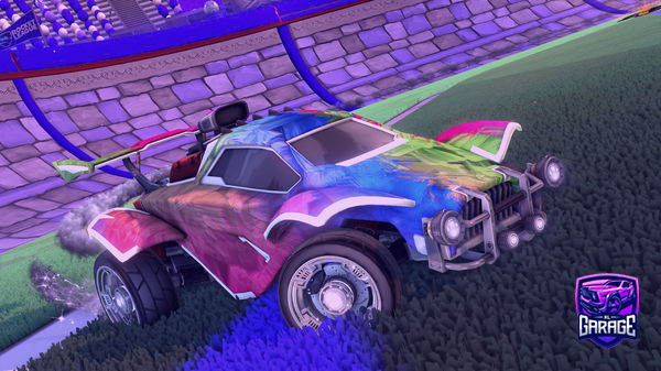A Rocket League car design from Fr4nch1zz3