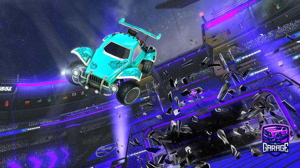 A Rocket League car design from jasspy