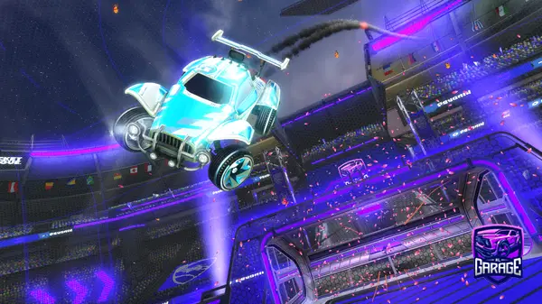 A Rocket League car design from W00d13S154321