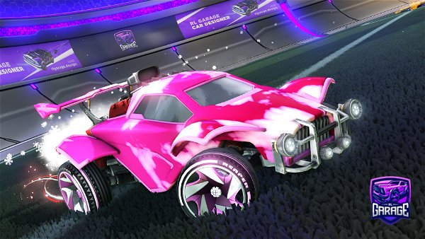 A Rocket League car design from Pinkydieerste