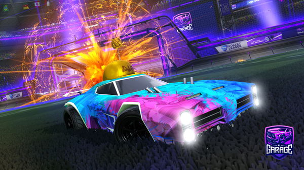 A Rocket League car design from Rogerinhogameplay
