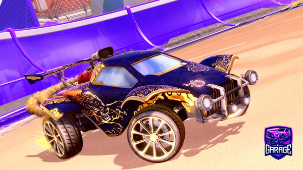 A Rocket League car design from DemitriTheThird