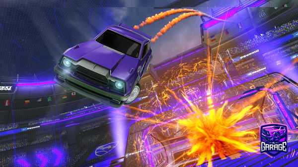 A Rocket League car design from mattmations