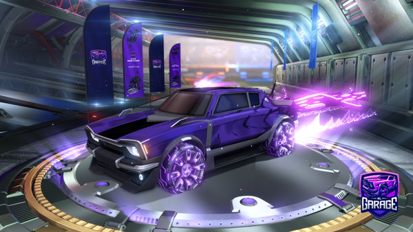 A Rocket League car design from ApexSlo