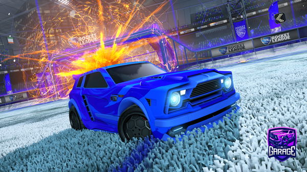 A Rocket League car design from Blizzarius