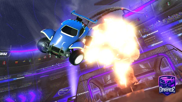 A Rocket League car design from MuchBluePL