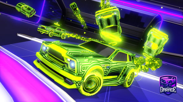 A Rocket League car design from SammyRex