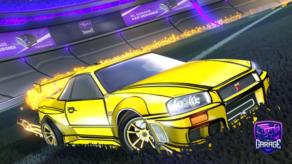 A Rocket League car design from GrandBass