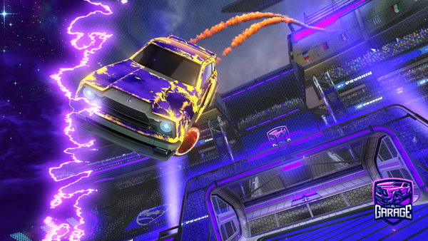 A Rocket League car design from ASX_A7MD