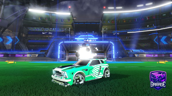 A Rocket League car design from GBTzombie