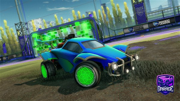 A Rocket League car design from Crossfire0611