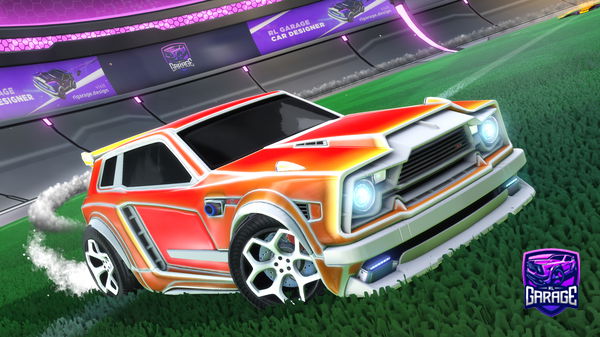 A Rocket League car design from OctaValoare