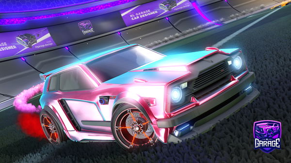 A Rocket League car design from Cautiiixn