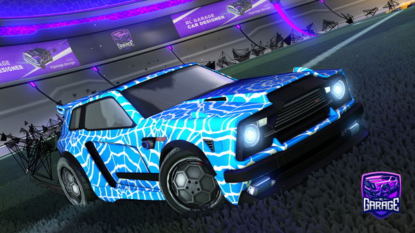 A Rocket League car design from pandamagic