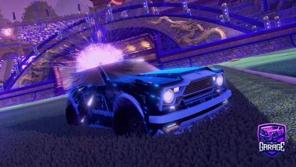 A Rocket League car design from bladecarriedyou
