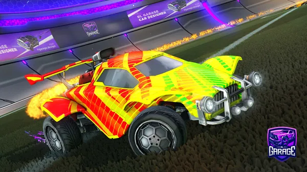 A Rocket League car design from supernoobbers