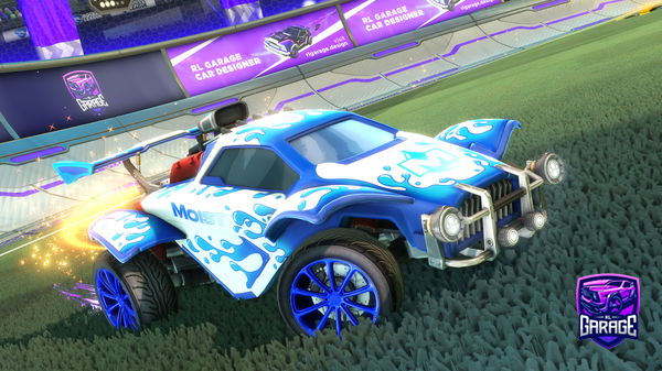 A Rocket League car design from texl