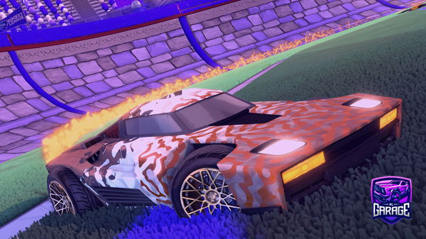 A Rocket League car design from MTGX
