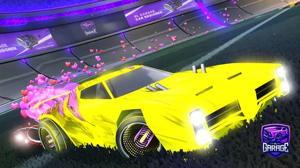 A Rocket League car design from SuddenlySam