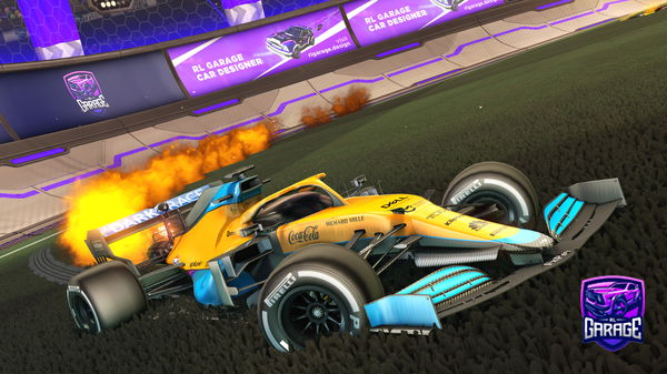 A Rocket League car design from AsphaltSportRL