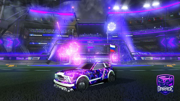 A Rocket League car design from Mirist