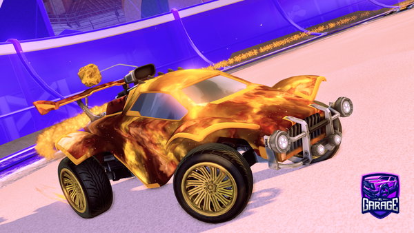 A Rocket League car design from Cereal_gang