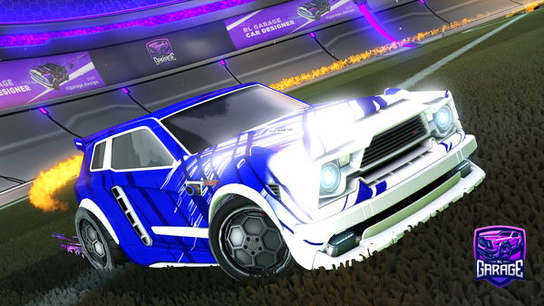 A Rocket League car design from Juli004us