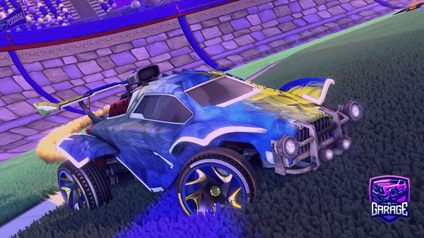 A Rocket League car design from xSpxticzz