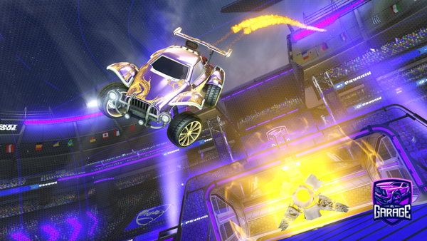 A Rocket League car design from IStoleYourToast