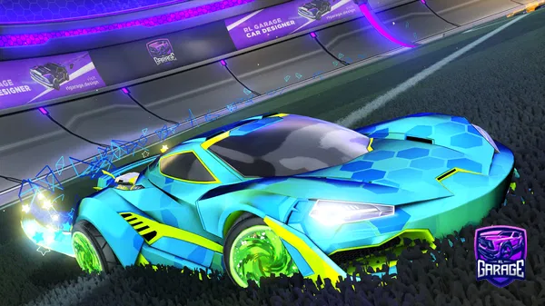 A Rocket League car design from Trilliminium