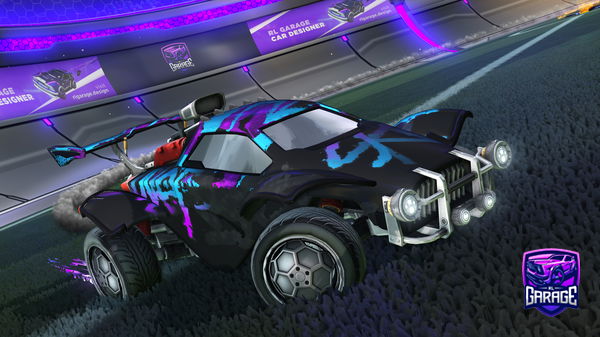 A Rocket League car design from kartxffel